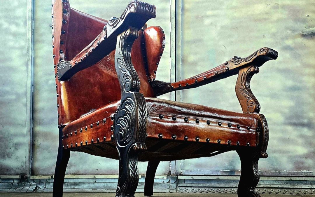 Comfortable wingback chair